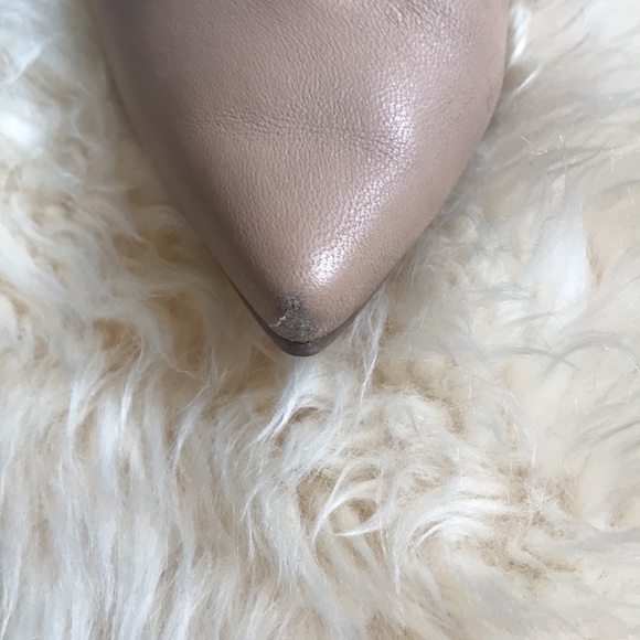 Stuart Weitzman beige stretch leather booties - Picture 6 of 7